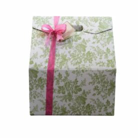 Bauletto regalo Pasqua con Uovo di Pasqua, bottiglia di vino e colomba - immagine 3