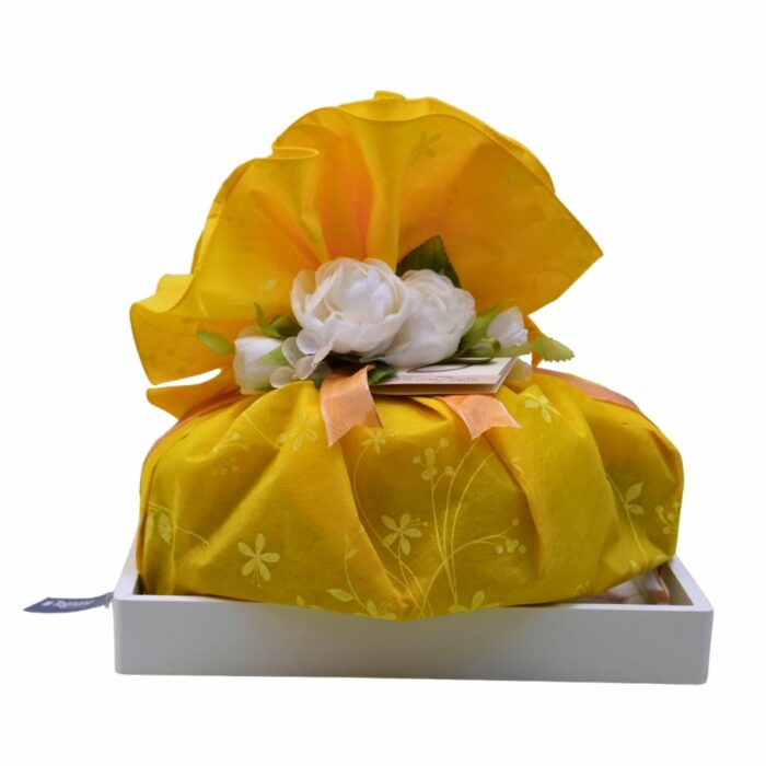 Colomba Artigianale con Vassoio in Legno Audrey Tognana