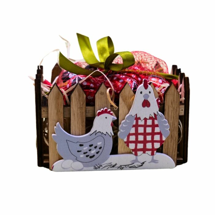 Staccionata in legno con coccinelle - 100g - immagine 2