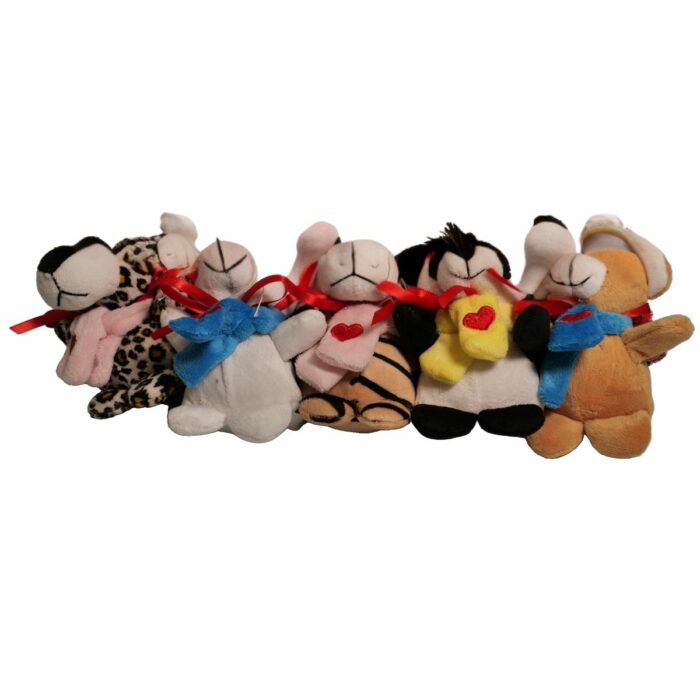 Peluches Portachiavi con Coccinelle di Cioccolato
