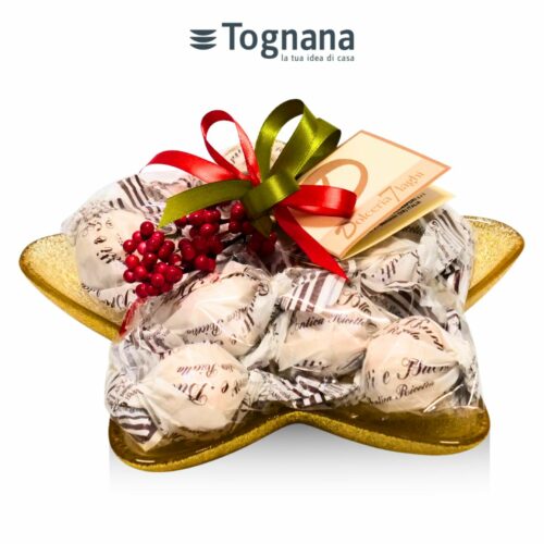 Piatto Stella Oro/Rosso – 100 g Brutti & Buoni